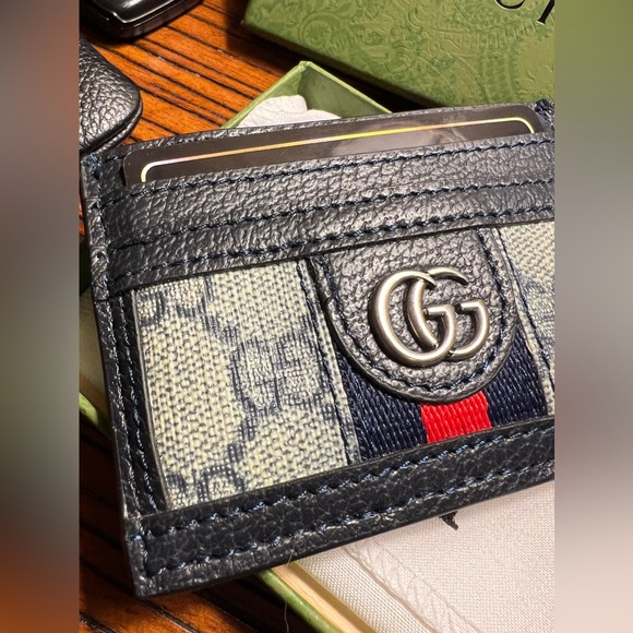 New! Gucci OPHIDIA CARD CASE Box & Dustbag AVAILABLE IN STORE ONLY retail $320 - Picture 6 of 6